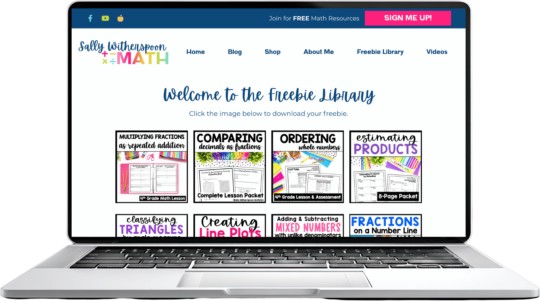 Freebie Library - Sally Witherspoon Math