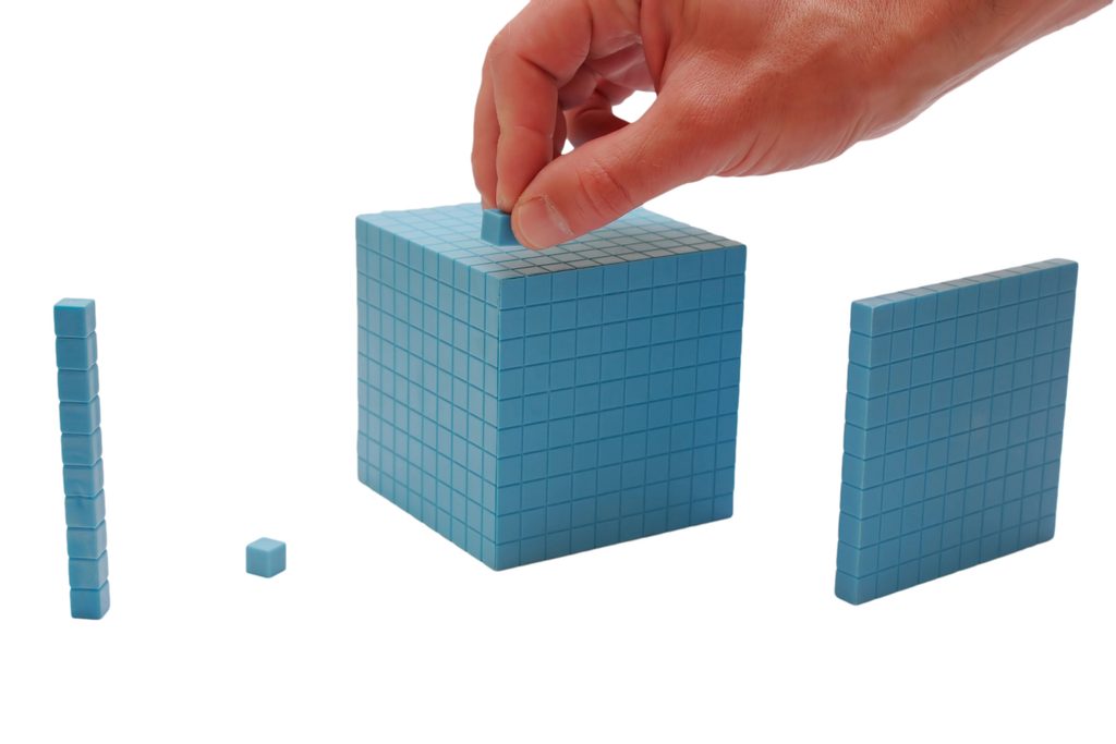 Base ten blocks WILL NOT work for a hands on volume activity 
